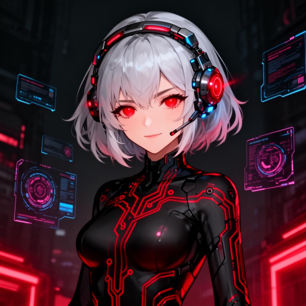 Cyberpunk AI Character